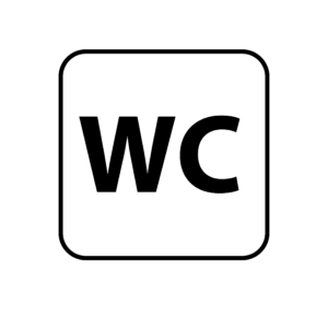 Vinylová samolepka - WC