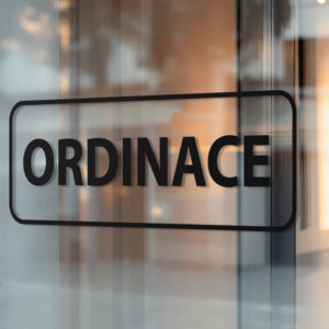 Vinylová samolepka ordinace