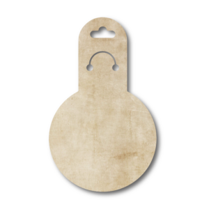 Bižuterní karta kulatá