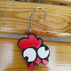 Přívěšek na klíče slepice